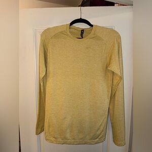 Lululemon Athletica Yellow Long Sleeve Tee